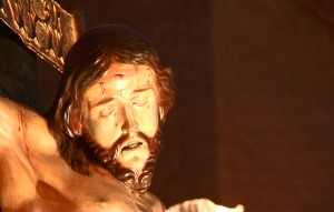 Detalle del 'Santísimo Cristo del Amparo' [Cristo del amparo y María dolores Viernes Dolores]
