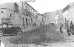 Calle Caverina en el ao 1960