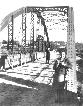 El puente de hierro en 1963.