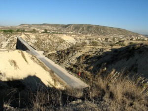 Detalle de la va verde en la que se ha convertido la lnea frrea Zaraiche-Caravaca 