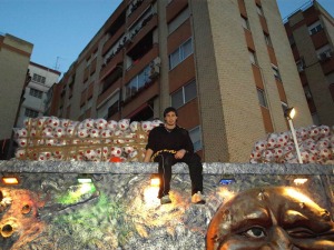 Carrozas del desfile Entierro de la Sardina 