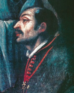 Retrato de Nicolás de Bussy en 'El obispo Zumárraga' de Senén Vila. 