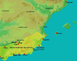 El Reino Brcida de Espaa en poca de Asdrbal  [Cartagena Pnica]
