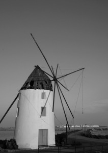 Molino antiguo y Salinas de San Pedro del Pinatar 