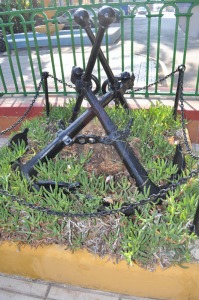 anclas en el jardn 