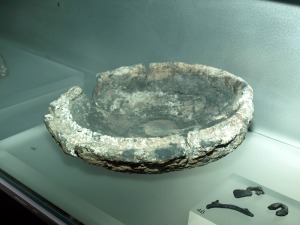 MNAS ARQVA Cartagena. Crisol para fundicin de mineral en poca romana procedente del yacimiento de El Pudrimel, siglos I y II d.C. 