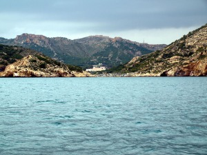 Desembocadura de la reconducida Rambla de Benipila por La Algameca 