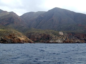 Cala Aguilar, aledaos del Cabo Tioso 