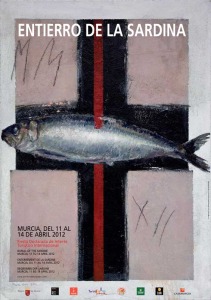 Cartel Entierro de la sardina 2012