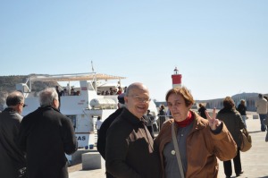 El barco lleg 