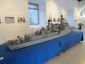 fragata en maqueta 
