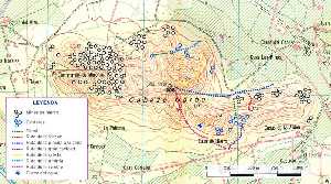 Mapa del Cabezo Gordo.