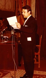 Carlos Fuentes. Juegos Florales de Orihuela en 1973