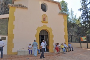 ajucarmeros en la ermita 