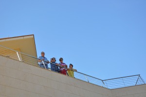 ajucarmeros en la terraza 