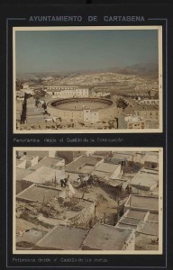 Perspectivas del antiguo Hospital Naval, Plaza de Toros y Ermita 1969