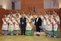 El consejero de Presidencia recibe a la Reina de la Huerta 2013 