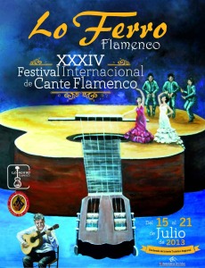 Cartel XXXIV Festival Internacional de Cante Flamenco de Lo Ferro 