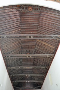 Iglesia de Santiago-artesonado nave 