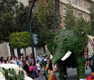Desfile de Las Flores. Fiestas de Primavera