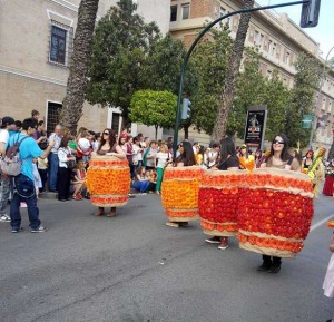 Desfile de Las Flores. Fiestas de Primavera