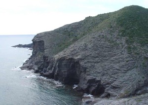 Acantilados en las proximidades de Cala Cocn