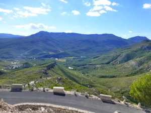 Vista panormica del barranco del Rincn de Don Esteban. Al fondo el entorno del camping de la Puerta 