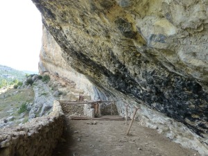 Detalle del corral de ganado en el Poyato de la Parra, bien conservado. 