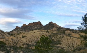 EPanormica de los Mamellones desde el sur. 