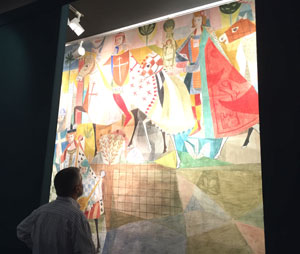 Mural que realiz en 1955 Hernndez Carpe 