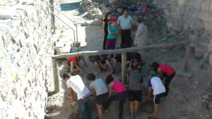 Actividad educativa en el yacimiento de Begastri