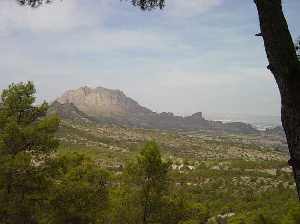 El Almorchn desde la proximidades del Pantano Alfonso XIII