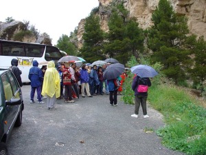 El Cortao de las Peas es parada obligatoria en numerosas actividades geoambientales.