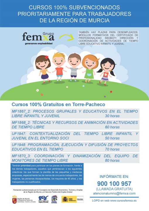 Cursos tiempo libre