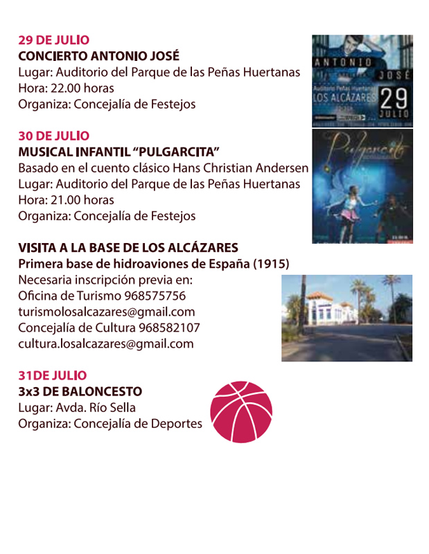 verano en los alcazares