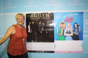 Presentacin de  los conciertos de Auryn y Sweet California