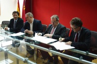 Firma del Convenio de adhesin al proyecto CARMES de la Real Academia de Medicina y Ciruga de la Regin de Murcia con Fundacin Integra