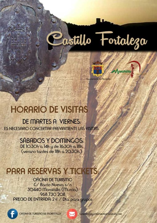 Horario de visitas al Castillo Fortaleza de Moratalla