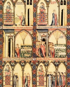 Cantigas de Santa Mara, Cdice Rico, Biblioteca de El Escorial. Edicin facsimilar. Biblioteca Regional, Murcia