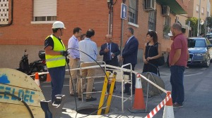 El consejero de Hacienda y Administraciones Pblicas visita las obras en la red de comunicaciones de alta velocidad de la Comunidad Autnoma