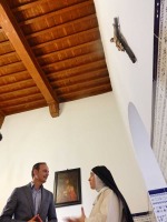 Entrega al Convento de Santa Ana del Cristo Crucificado atribuido a Salzillo