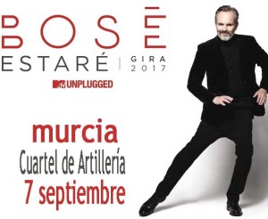 Miguel Bosé en concierto en Murcia
