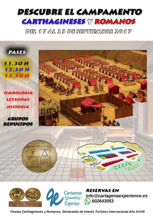 Visitas guiadas al campamento festero de Carthagineses y Romanos