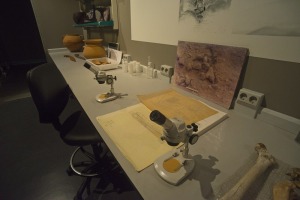 Taller de restauracin del Museo Arqueolgico de Murcia