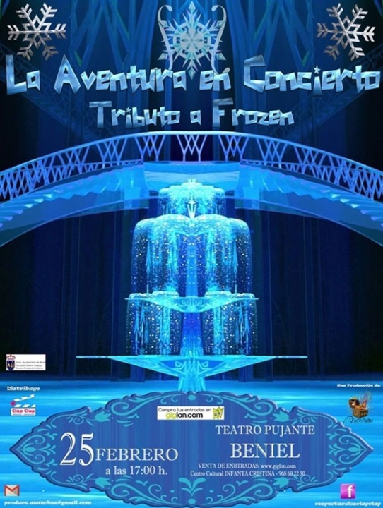 Beniel. La Aventura en concierto. Tributo a Frozen Región de Murcia