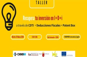 Recupera tu inversin en I+D+i a travs de CDTI+Deducciones+Patent Box