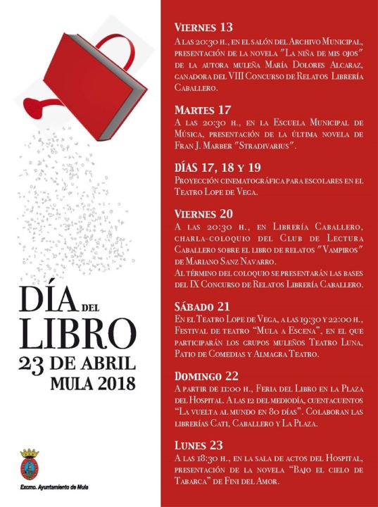 MULA ACTIVIDADES DÍA DEL LIBRO 2018