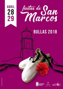 Cartel Fiestas de San Marcos Bullas 2018