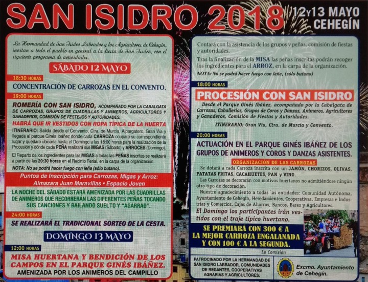San Isidro Labrador 2018 Cehegín