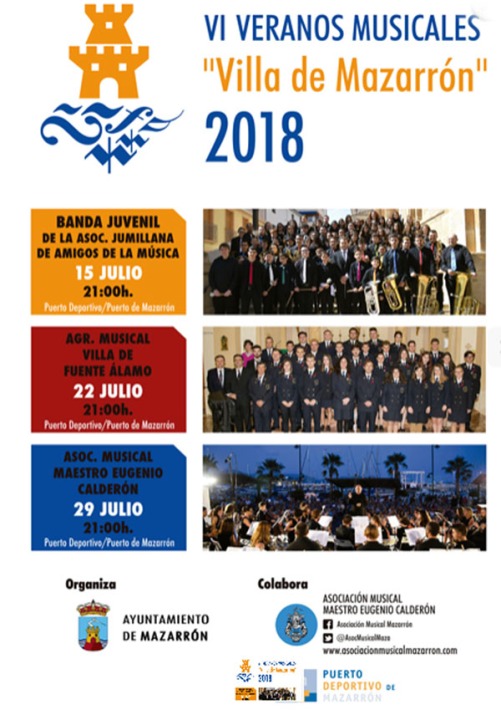 Cartel VI Veranos Musicales 2018